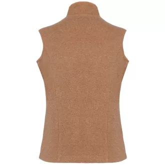 Női MELODIE polár mellény, Kariban KA906, Camel Heather-S