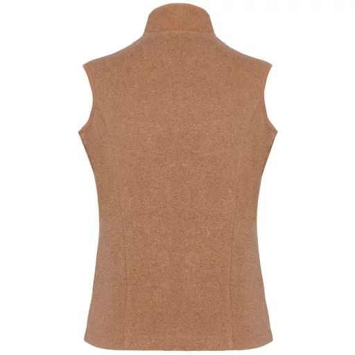 Női MELODIE polár mellény, Kariban KA906, Camel Heather-S