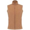 Női MELODIE polár mellény, Kariban KA906, Camel Heather-XS