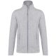 Női MAUREEN cipzáras polár pulóver, Kariban KA907, Ash Heather-4XL
