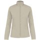Női MAUREEN cipzáras polár pulóver, Kariban KA907, Beige-XS