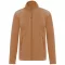 Női MAUREEN cipzáras polár pulóver, Kariban KA907, Camel Heather-M