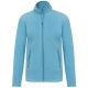 Női MAUREEN cipzáras polár pulóver, Kariban KA907, Cloudy Blue Heather-XL