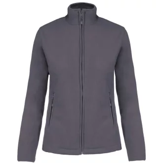   Női MAUREEN cipzáras polár pulóver, Kariban KA907, Convoy Grey-4XL