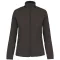 Női MAUREEN cipzáras polár pulóver, Kariban KA907, Dark Grey-2XL