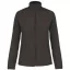 Női MAUREEN cipzáras polár pulóver, Kariban KA907, Dark Grey-M