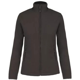   Női MAUREEN cipzáras polár pulóver, Kariban KA907, Dark Grey-S
