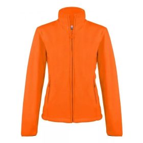   Női MAUREEN cipzáras polár pulóver, Kariban KA907, Fluorescent Orange-S