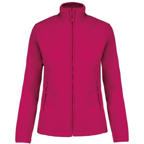 Női MAUREEN cipzáras polár pulóver, Kariban KA907, Fuchsia-S