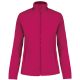 Női MAUREEN cipzáras polár pulóver, Kariban KA907, Fuchsia-S