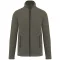 Női MAUREEN cipzáras polár pulóver, Kariban KA907, Green Marble Heather-S