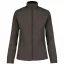 Női MAUREEN cipzáras polár pulóver, Kariban KA907, Green Olive-2XL