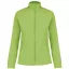 Női MAUREEN cipzáras polár pulóver, Kariban KA907, Lime-3XL