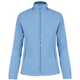   Női MAUREEN cipzáras polár pulóver, Kariban KA907, Sky Blue-2XL