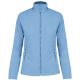 Női MAUREEN cipzáras polár pulóver, Kariban KA907, Sky Blue-2XL