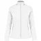 Női MAUREEN cipzáras polár pulóver, Kariban KA907, White-XS