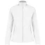 Női MAUREEN cipzáras polár pulóver, Kariban KA907, White-XS