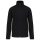 Uniszex cipzáras mikropolár pulóver, Kariban KA9102, Black-XL