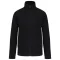Uniszex cipzáras mikropolár pulóver, Kariban KA9102, Black-XS