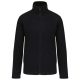 Uniszex cipzáras mikropolár pulóver, Kariban KA9102, Black-XS