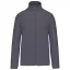 Uniszex cipzáras mikropolár pulóver, Kariban KA9102, Convoy Grey-4XL