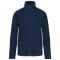 Uniszex cipzáras mikropolár pulóver, Kariban KA9102, Navy-S