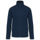 Uniszex cipzáras mikropolár pulóver, Kariban KA9102, Navy-XS