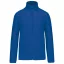 Uniszex cipzáras mikropolár pulóver, Kariban KA9102, Royal Blue-S