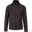 Férfi poliészter cipzáras dzseki, Kariban KA9106, Dark Grey Melange-S