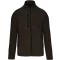 Férfi poliészter cipzáras dzseki, Kariban KA9106, Dark Khaki Melange-4XL