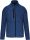 Férfi poliészter cipzáras dzseki, Kariban KA9106, Light Royal Blue Mélange-M