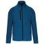 Férfi poliészter cipzáras dzseki, Kariban KA9106, Light Royal Blue Mélange-S