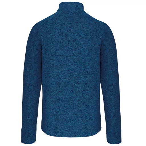 Férfi poliészter cipzáras dzseki, Kariban KA9106, Light Royal Blue Mélange-S