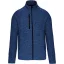 Férfi poliészter cipzáras dzseki, Kariban KA9106, Light Royal Blue Mélange-XL