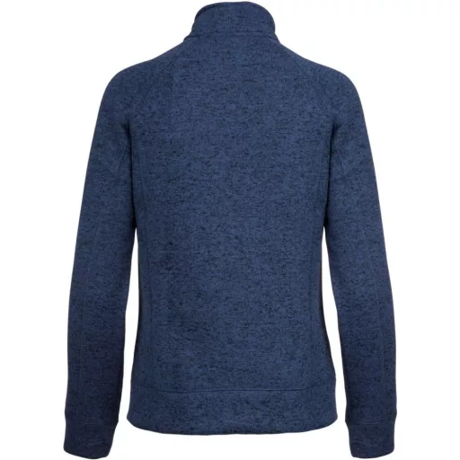 Férfi poliészter cipzáras dzseki, Kariban KA9106, Navy Melange-3XL