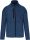 Férfi poliészter cipzáras dzseki, Kariban KA9106, Navy Melange-4XL