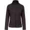 Női poliészter cipzáras dzseki, Kariban KA9107, Dark Grey Melange-2XL