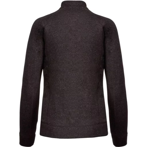 Női poliészter cipzáras dzseki, Kariban KA9107, Dark Grey Melange-2XL