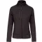 Női poliészter cipzáras dzseki, Kariban KA9107, Dark Grey Melange-M