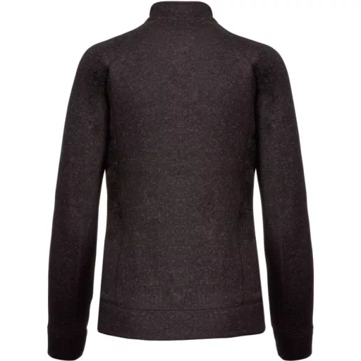Női poliészter cipzáras dzseki, Kariban KA9107, Dark Grey Melange-XL