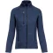Női poliészter cipzáras dzseki, Kariban KA9107, Navy Melange-2XL