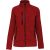 Női poliészter cipzáras dzseki, Kariban KA9107, Red Melange-XL