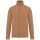 Uniszex FALCO cipzáras mikropolár pulóver, Kariban KA911, Camel Heather-S
