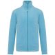 Uniszex FALCO cipzáras mikropolár pulóver, Kariban KA911, Cloudy Blue Heather-S