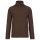 Uniszex FALCO cipzáras mikropolár pulóver, Kariban KA911, Chocolate-4XL