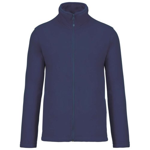 Uniszex FALCO cipzáras mikropolár pulóver, Kariban KA911, Deep Blue-S
