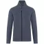 Uniszex FALCO cipzáras mikropolár pulóver, Kariban KA911, French Navy Heather-S