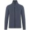 Uniszex FALCO cipzáras mikropolár pulóver, Kariban KA911, French Navy Heather-XL