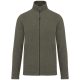 Uniszex FALCO cipzáras mikropolár pulóver, Kariban KA911, Green Marble Heather-M