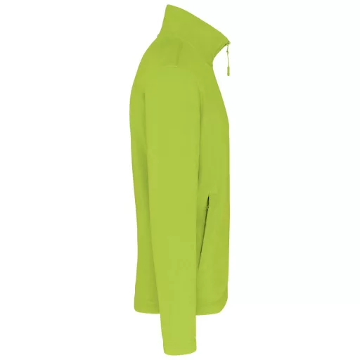 Uniszex FALCO cipzáras mikropolár pulóver, Kariban KA911, Lime-2XL